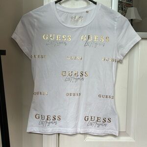 White Guess shirt